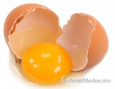 Өндөгний шар, үсэнд тэжээл өгч, бууралтахаас сэргийлдэг