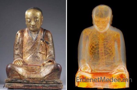1000 жилийн настай будда бурханыг Нидерландийн музейнхэн томографаар харжээ. Дотор нь мумми байна гэнэ