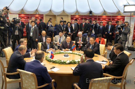 Гурван улсын тэргүүнүүдийн хоёр дахь удаагийн уулзалт Уфа хотод боллоо