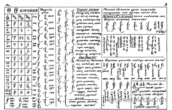Монгол бичиг сурах амархан