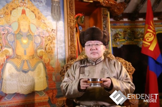 Монгол Улсын Ерөнхийлөгч Ц.Элбэгдорж мэндчилгээ дэвшүүллээ
