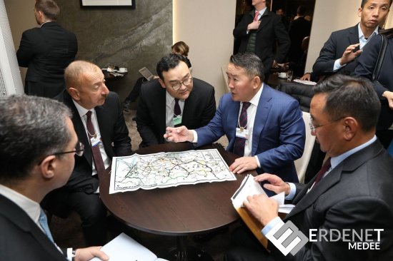 Монгол Улсын Ерөнхийлөгч Х.Баттулга Азербайжан улсын Ерөнхийлөгч Илхам Алиев нар уулзав